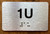 Apartment Number 1U Hpd Sign
