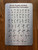 ADA Braille English Alphabet, Number And Punctuation Compliance Sign