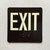 Exit Level Sign Elevator Jamb Plate Hpd Sign