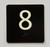 Elevator 8 Sign Elevator Jamb Plate Compliance Sign