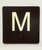 M 4X4 Sign with Raised Letters & Grade 2 Safety Sign