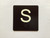 S 4X4 Sign with Raised Letters & Grade 2 Compliance Sign