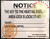 HPD required Signs Package- The Full Signs Package (White Aluminum)-El blanco Line