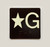 Star G Sign with Raised Letters & Grade 2 Compliance Sign