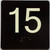 15 Sign with Raised Letters Sign
