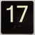 17 Sign with Raised Letters Ada Sign