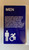 Men Dark Blue Sign Elevator Jamb Plate Ada Sign