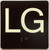 LG Sign Elevator Jamb Plate Sign