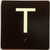 T Sign Elevator Jamb Plate Sign