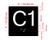 C1 Sign Elevator Jamb Plate Hpd Sign