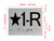 Star 1-R Elevator Jamb Plate Hpd Sign