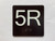 5R Elevator Jamb Plate Compliance Sign