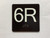 6R Elevator Jamb Plate Compliance Sign