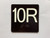 10R Elevator Jamb Plate Safety Sign