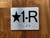 Star 1-R Elevator Jamb Plate Compliance Sign