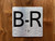 B-R Elevator Jamb Plate Compliance Sign