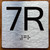 7R Elevator Jamb Plate Sign