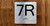 7R Elevator Jamb Plate Ada Sign