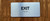 Exit With Sign with Raised Letters Ada Sign
