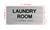 Laundry Room With Sign with Raised Letters Hpd Sign
