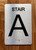 Stair A Sign With Sign with Raised Letters Ada Sign