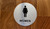Women Restroom Sign with Raised Letters Ada Sign