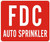 FDC AUTO SPRINKLER  -RED  Sign
