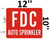 FDC AUTO SPRINKLER  -RED  Signage
