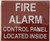 FIRE Alarm Control Panel Located Inside -  Fire Department Sign