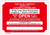 rain - Must Be Open At All Times, In Case Of Fire Do Not Shut Valve Until Fire Is Entirely Out, , 10" x 7"  Sign
