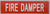 Pipe Marking- FIRE Damper Hpd Sign