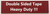 Maximum Occupancy , 8 x 3 in. WHITE  Compliance Sign