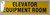 Elevator Equipment Room   Sign