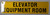 Elevator Equipment Room Sign