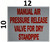 Manual AIR Pressure Release Valve Temporary Dry Standpipe Hpd Sign