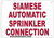Sprinkler Siamese Hpd Sign