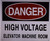 HIGH Voltage Elevator Machine Room   Signage