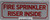 FIRE Sprinkler Riser Inside Hpd Sign