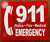 911 Emergency   Sign