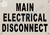 Main Electrical Disconnect