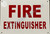 Fire Extinguisher   Sign