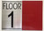 1st floor sign for building, floor number sign, aluminum floor sign, wall mounted floor sign, building identification sign, apartment floor number plate, commercial building signage, stairwell floor sign, durable aluminum wall sign, adhesive floor sign, floor ID marker, office floor number sign, hotel floor sign, floor level sign, building navigation signage