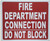 FDC DO NOT Block   Signage
