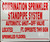 Combination Sprinkler Standpipe System, Automatic Shut-Off Valve Located Opposite This , SRPINKLER FLORS Hpd Sign