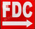 FDC Right  - FDC Right Arrow   Sign