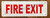 FIRE EXIT Hpd Sign