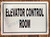 Elevator Control   Fire Department Sign