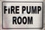 FIRE Pump Room