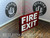 FIRE EXIT Projection -FIRE EXIT 3D   Compliance Sign