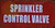 Sprinkler Control Valve   Fire Department Sign